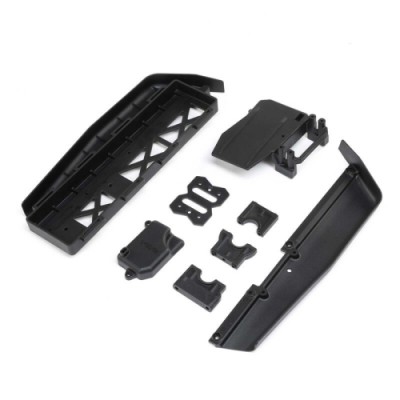 [TLR Racing] Battery Tray, Center Diff & Servo Mount: 8XE 2.0