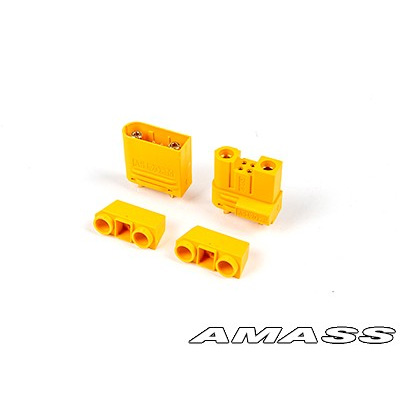 [Amass] AS120 Anti-Spark Connector(Battery/PDB Side/Pair)