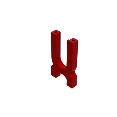 [ARRMA] ARA320666 Aluminum Center Diff Holder, Red