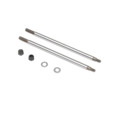 [TEAM LOSI] Nutted Shock Shaft, F/R (2): LMT Mega