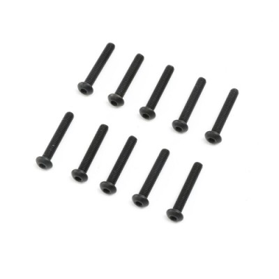 [TEAM LOSI] Button Head Screws, M2.5 x 16mm (10)