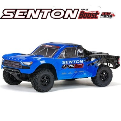 [ARRMA] 1/10 SENTON 4X2 BOOST MEGA 550 Brushed Monster Truck RTR, BLUE