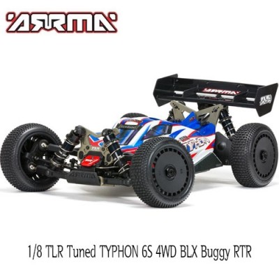 [ARRMA] 1:8 TLR ƪ Ÿ��Ǭ 6S 4WD BLX ���� RTR, Red/Blue - ���͸�, ������ �ʿ�