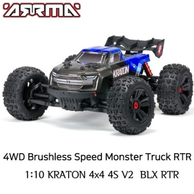 [ARRMA] 1:10 ũ���� 4X4 4S V2 �귯������ ����Ʈ�� RTR ����/���� - ���͸�, ������ �ʿ�
