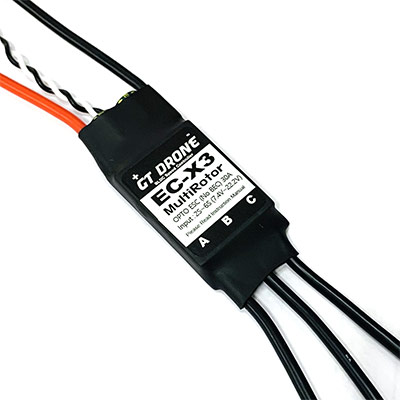 [GT-Drone] EC-X3 ��Ƽ���� ���ӱ� ESC (30A / OPTO / Wire �輱�� / 6S)