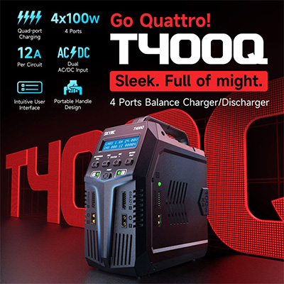 [SKYRC] T400Q ���� ������ ������ ��Ʈ�� 100W 12A AC/DC �Է� - KC ����