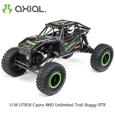 [Axial] 1/18 UTB18 Capra 4WD Unlimited Trail Buggy RTR - Black ����, ������, ���͸�, USB������ ����