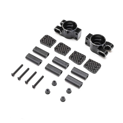 [TLR Racing] Rear Hub, Aluminum: 8X, 8XE 2.0