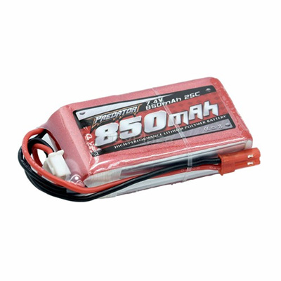 [FMS] 7.4V 850mAh 25C ��Ƭ������ ���͸� - JST