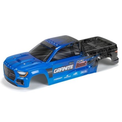[ARRMA] ARA402344 1/10 GRANITE 4X2 Painted Decaled Trimmed Body Blue/Black
