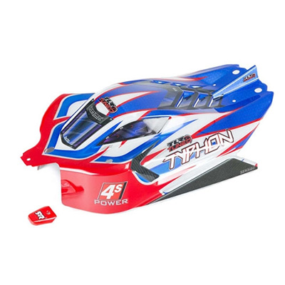 [ARRMA] ARA406164 TYPHON TLR Tuned Finished Body Red/Blue