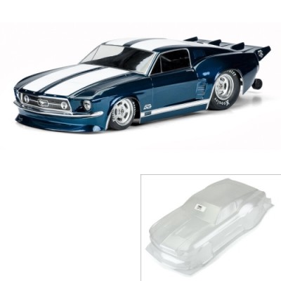 [PROLINE-RACING] 3573-00 1/10 1967 Ford Mustang Clear Body: Drag Car