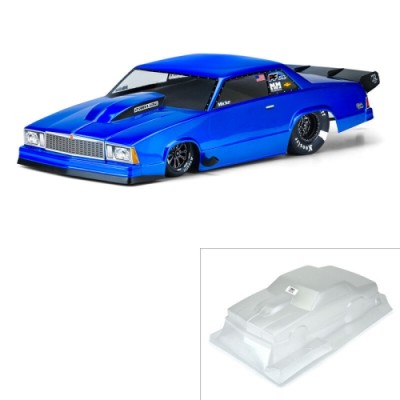 [PROLINE-RACING] 3549-00 1/10 1978 Chevrolet Malibu Clear Body: Drag Car