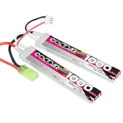 [CODDAR] 7.4V 1000MAH 35C ��Ƭ������ ���͸� - �и��� / �輱��