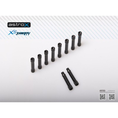 AstroX X5 JohnnyFPV/J5 ���� 8 2 32mm Standoff sets (10pcs) Black (Basic) (���ĵ������Ʈ. ���� 2���� ��� �ٸ�)