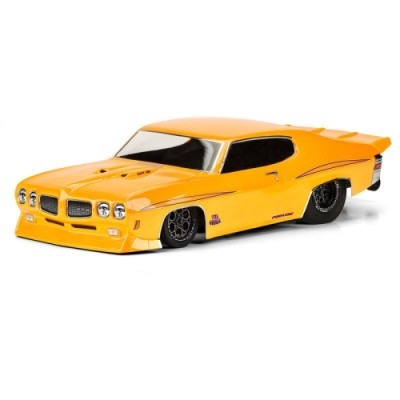[PROLINE-RACING] 1/10 1970 Pontiac GTO Judge Clear Body: Drag Car