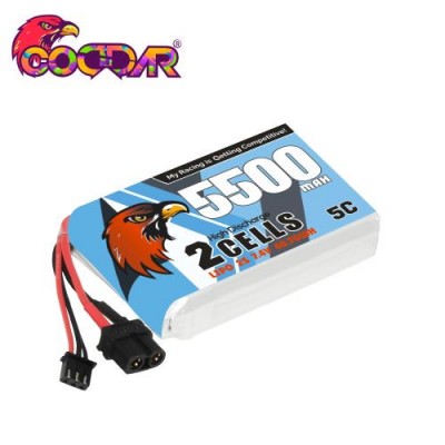 [CODDAR] 7.4V 5500mAh 5C ������� ��Ƭ ������ ���͸� (Radiomaster TX16S ��� ����)