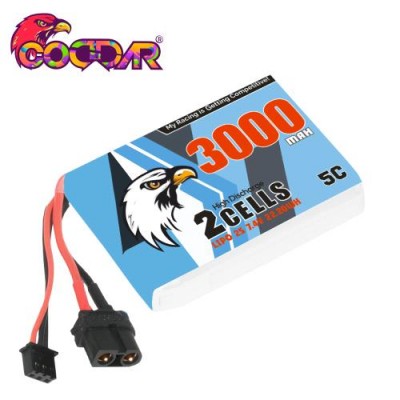 [CODDAR] 7.4V 3000mAh 5C ������� ��Ƭ ������ ���͸� (Radiomaster TX12 ������ ��� ����)