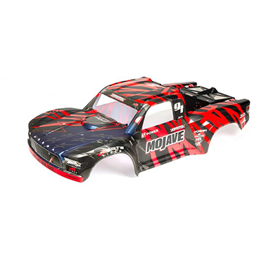 [ARRMA] MOJAVE 6S BLX PAINTED DECALLED TRIMMED BODY (BLACK/RED)