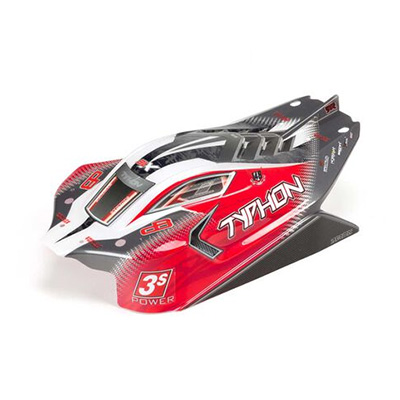 [ARRMA] AR402274 Typhon 4x4 Blx Painted Decaled Body Red