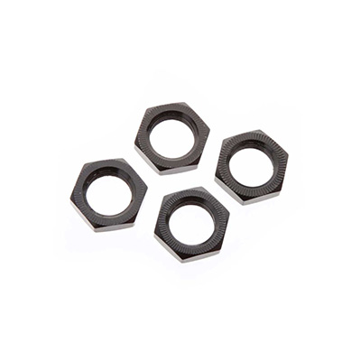 [ARRMA] AR310449 Wheel Nut Aluminum 17mm Black (4)