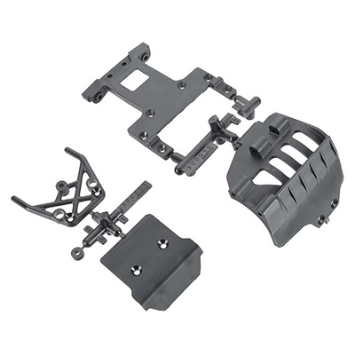 [ARRMA] AR320004 Bumper Rear Chassis Plate Set Front