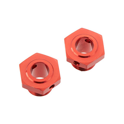 [ARRMA] AR310447 Wheel Hex Aluminum 17mm/13.6mm Red (2)