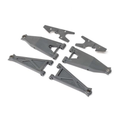 [TEAM LOSI] Front Suspension Arm Set, Gray: RZR Rey