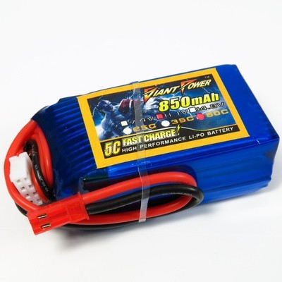[GIANT POWER] 11.1V 850mAh 50C ��Ƭ ������ ���͸� (JST ��)
