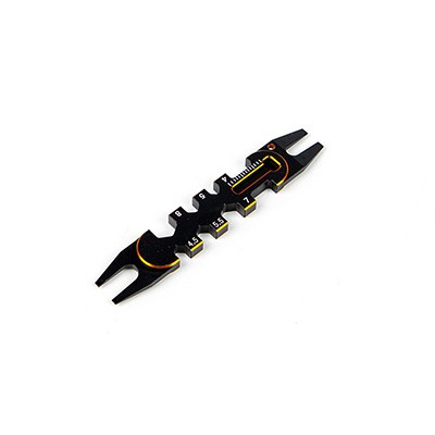 [TR] Multifunction 4/4.5/5/5.5/7/8mm Turn Buckle/End Remover (Yellow)