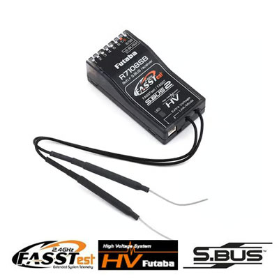 [Futaba] R7108SB 8ä�� 2.4GHz ���ű� (HV / FASSTest / �ڷ���Ʈ��)