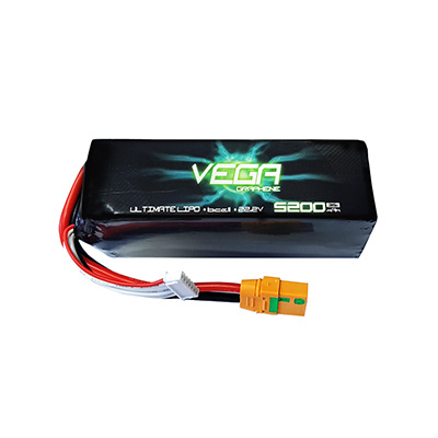 VEGA ���� �׷��� 6�� 22.2V 5200mAh 35C ��Ƭ������ ���͸� - XT90S