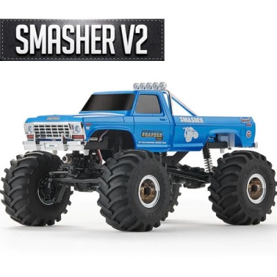 [ROC HOBBY] FMS 1:24 FCX24 Smasher V2 Monster Truck RTR Blue ** �������� ���氡���� ��������