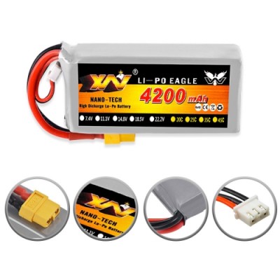 [XN] 7.4V 4200mAh 25C ��Ƭ������ ���͸� - XT60