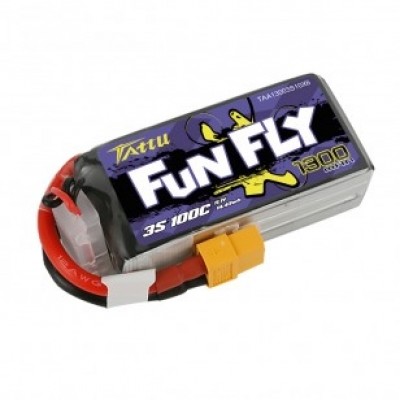 [Gens Ace(Tattu)] 11.1V 1300mAh 100C Funfly �ø��� ��Ƭ������ ���͸� - XT60