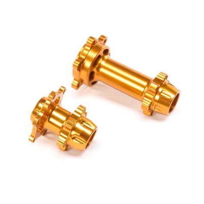 [TEAM LOSI] Aluminum Hub Set, Machined, Gold: Promoto-MX