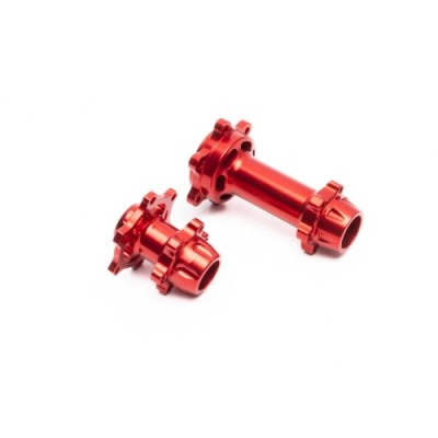 [TEAM LOSI] Aluminum Hub Set, Machined, Red: Promoto-MX