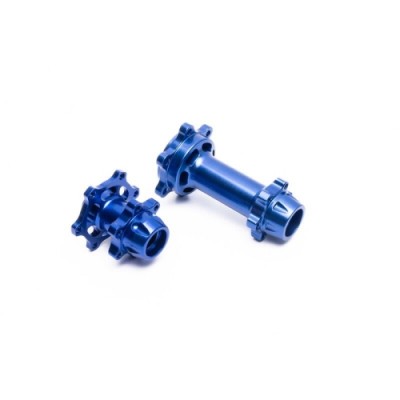 [TEAM LOSI] Aluminum Hub Set, Machined, Blue: Promoto-MX