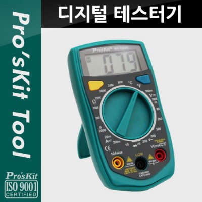 PROKIT (MT-1233C) ������ �׽��ͱ�, AC/DC/����/����/����/�µ� �׽�Ʈ, ����, ����, LCD ���÷���