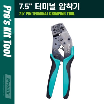 PROKIT (CP-751E) 7.5�� ���� Ŭ���� �� �͹̳� ������ AWG 20-18/17-16/14/12/10