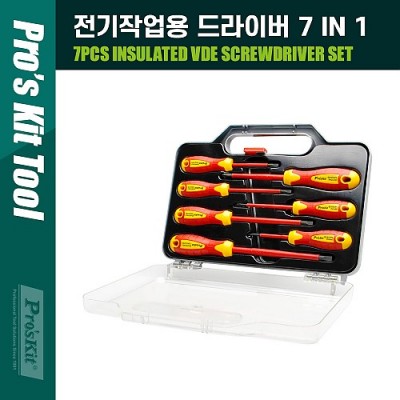 PROKIT (SD-8012) �����۾��� ��ũ������̹� 7 in 1 / 2.5/4.0/5.5/6.5/#0/#1/#2, ���� ����