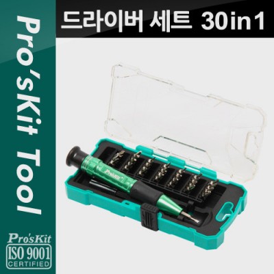 PROKIT ���� ����̹� ��Ʈ 30pcs ��ũ�� ����̹� ��Ȱ���� ������ �޴�� ���̽� ���� ŰƮ