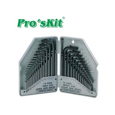Prokit ���� ��ġ ��Ʈ(0.7~10mm) / 30pcs / ������ L��ġ / �޴��