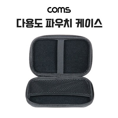 Coms �ٿ뵵 �Ŀ�ġ ���̽� ��ǰ������, 18 X 11 X 4cm, Black, �׹��� ����, ��� ����(����), (���μ���ǰ, ���̺� �� ���� �� �޴�)