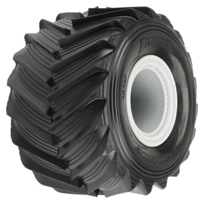 [PROLINE-RACING] 10187-15 1/10 Demolisher Fr/Rr 2.6/3.5 MT Tires Mounted 12mm Gray Whls (2)