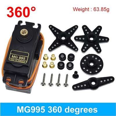 [TowerPro] (360�� ȸ��) MG995 13kg ������ũ ����/��Ż��� ����(ǥ�� ������) ��Ŭ����
