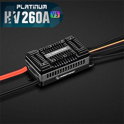 [HOBBYWING] �÷�Ƽ�� V5 260A HV �귯������ ���ӱ� SBEC (6S-14S)