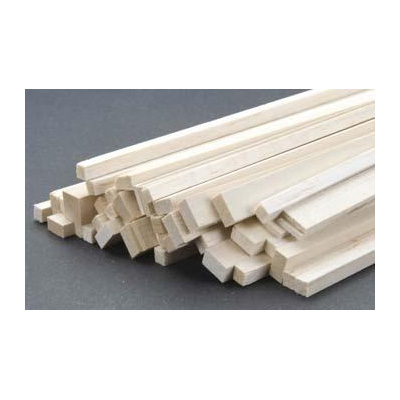 �߻糪�� (Balsa Wood) ���簢 ���� - 5.5 x 6.5 x 600 mm