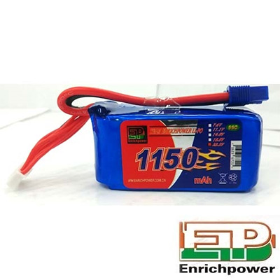 [EP POWER] 22.2V 1150mah 55C ��Ƭ������ ���͸� - EC3