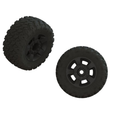 [ARRMA] ARA550109 dBoots RAGNAROK Pre-mounted Tire Set (2)